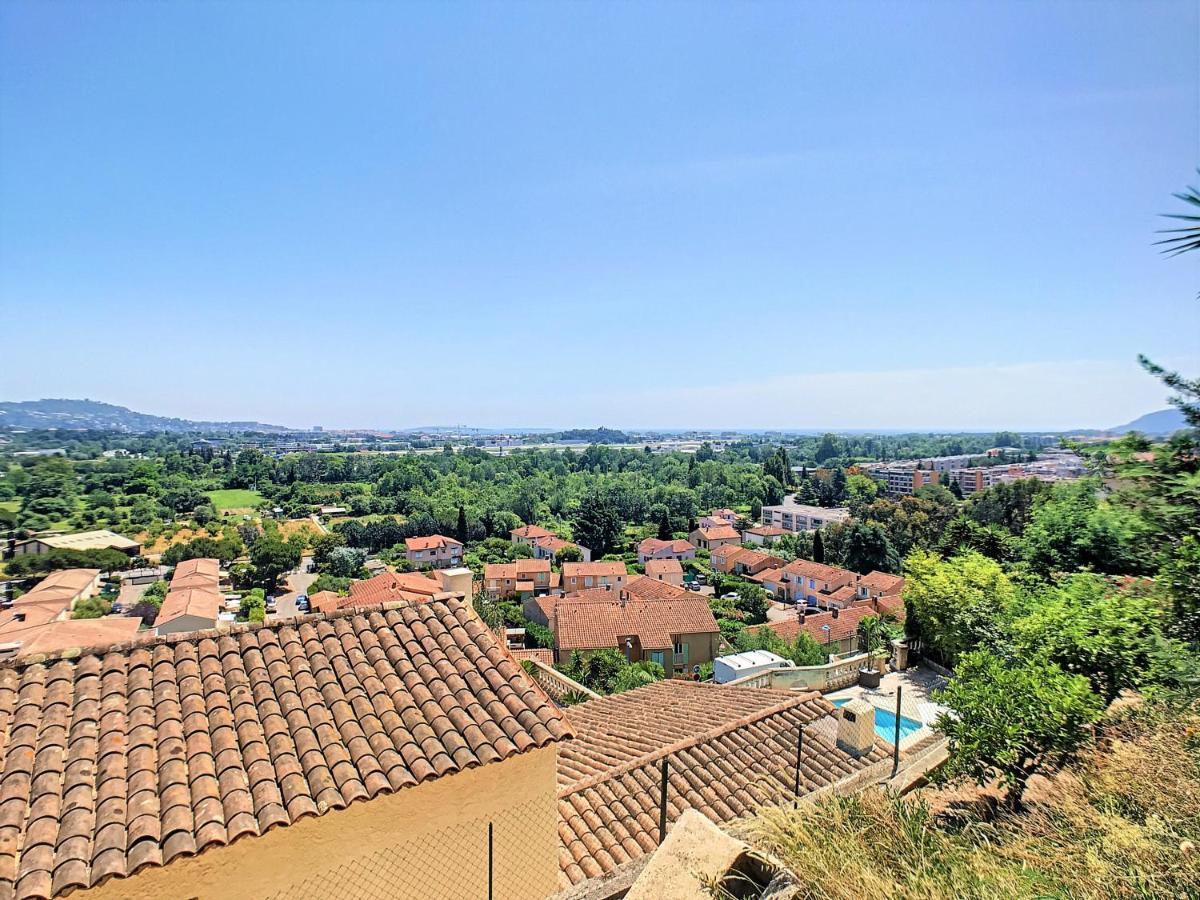 3 Bedrooms Villa Near Cannes - Pool & Jacuzzi - Sea View Mandelieu Kültér fotó